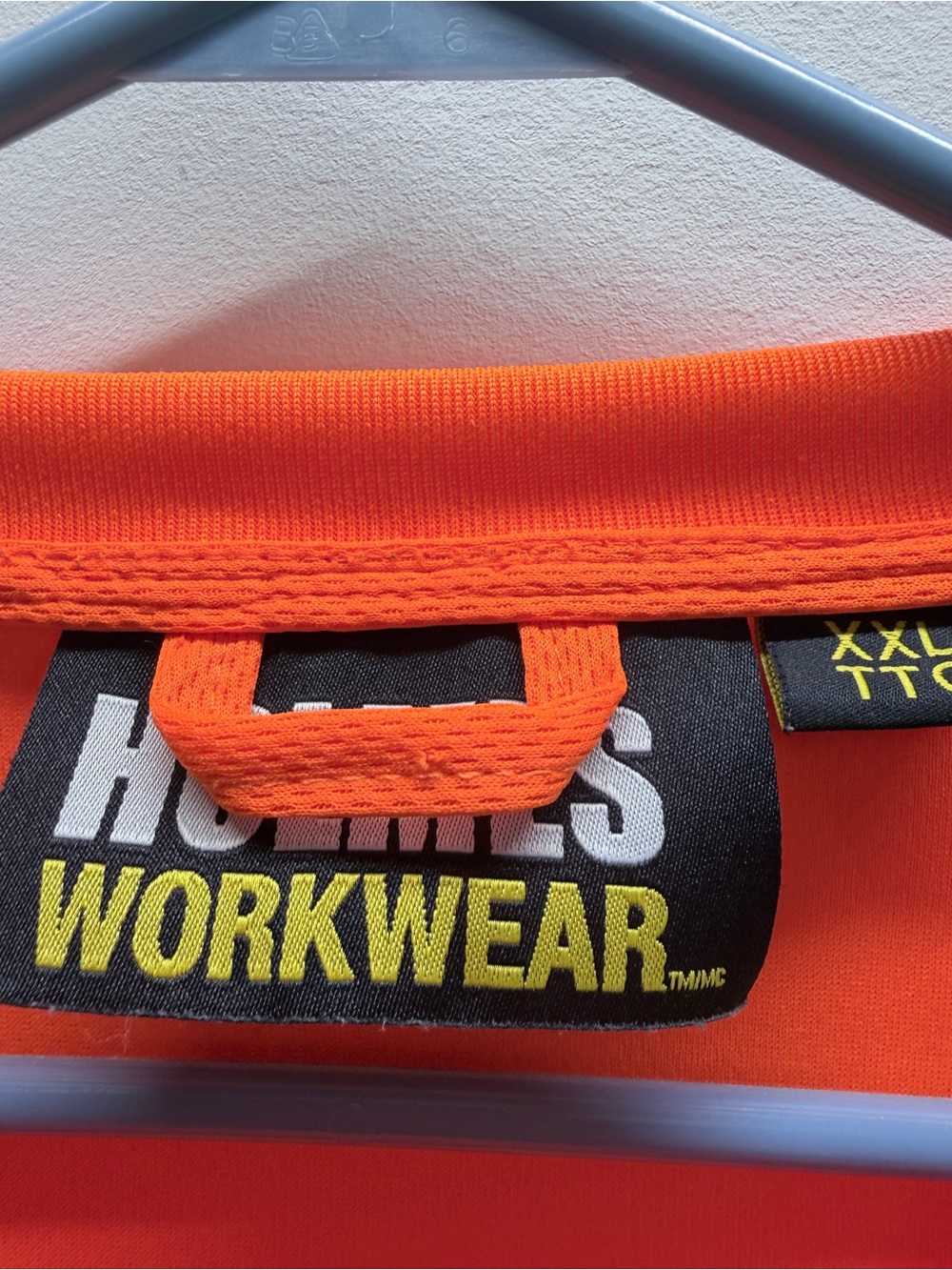 High-Visibility Orange Safety Tee with Reflective Stripes - Picture 3 of 5
